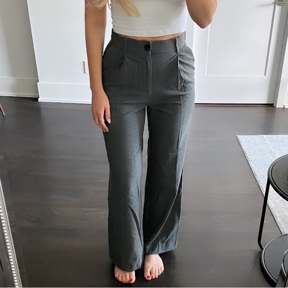 Grey zara trousers - NWT